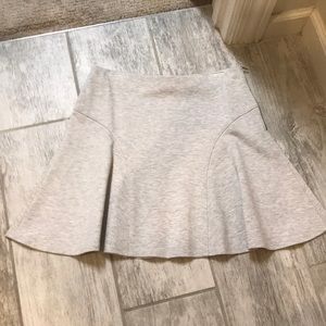 Banana Republic gray skater skirt SZ 4